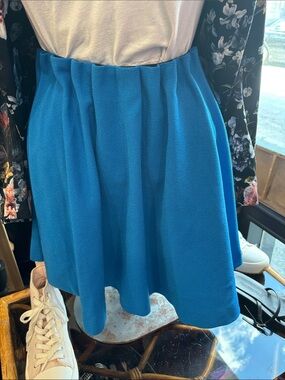 H&M Bright Blue Circle Skirt